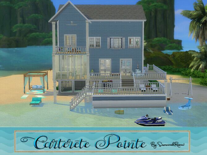 Carteret Pointe Cottage By Savannahraine 2 sims 4 cc carteret pointe cottage by savannahraine 3