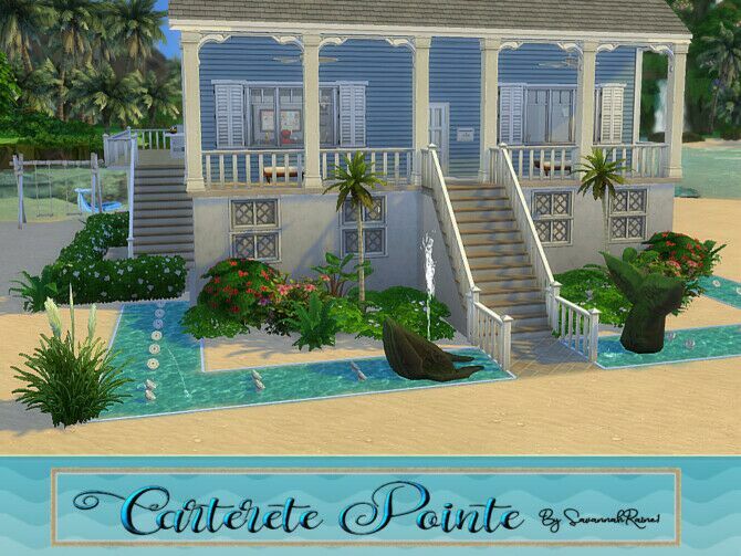 Carteret Pointe Cottage By Savannahraine 3 sims 4 cc carteret pointe cottage by savannahraine 4