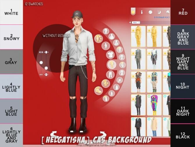 CAS Background At Helga Tisha 2 sims 4 cc cas background at helga tisha 3