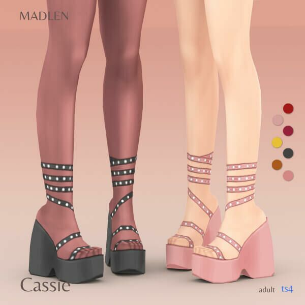 Cassie Shoes By Madlen 1 Cassie Shoes By Madlen Sims 4 CC