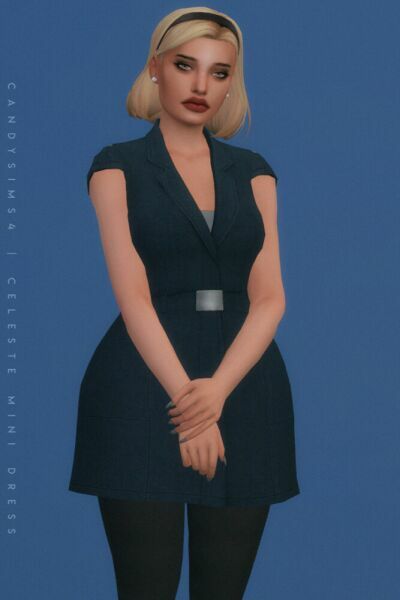Celeste Mini Dress At Candy Sims 4 2 sims 4 cc celeste mini dress at candy sims 4 2