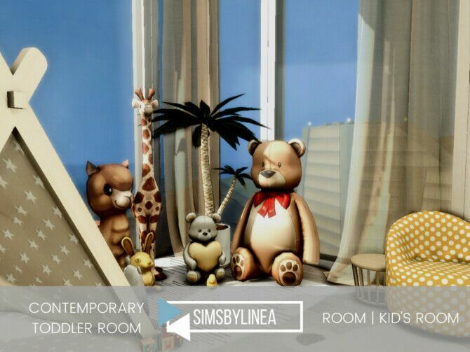 Contemporary Toddler Room By Simsbylinea 1 Contemporary Toddler Room By Simsbylinea Sims 4 CC