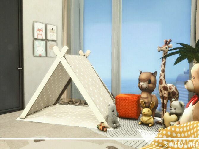 Contemporary Toddler Room By Simsbylinea 3 sims 4 cc contemporary toddler room by simsbylinea 2