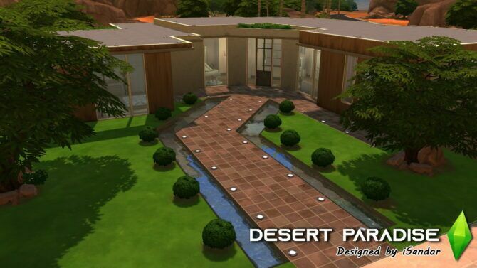 Desert Paradise House By Isandor At Mod The Sims 1 Desert Paradise House By Isandor At Mod The Sims Sims 4 CC