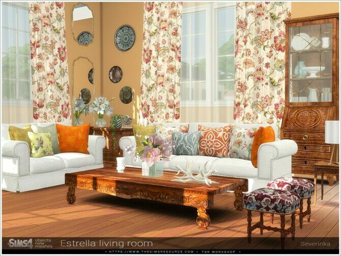 Estrella Living Room By Severinka 2 sims 4 cc estrella living room by severinka 3