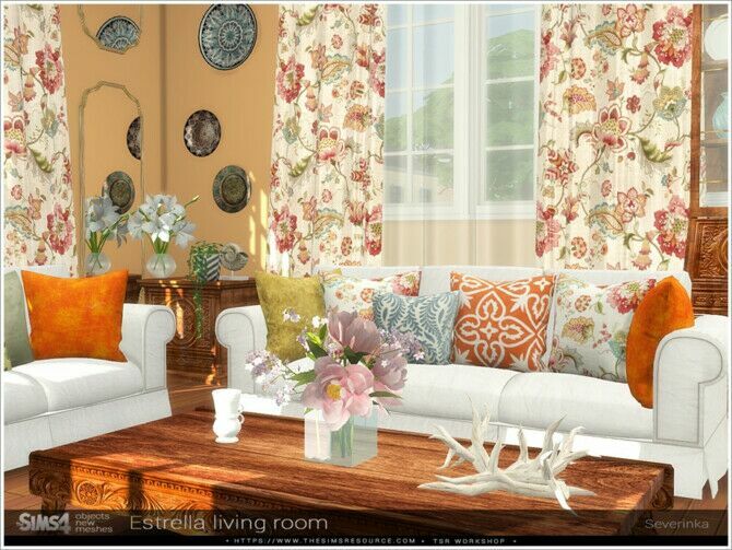 Estrella Living Room By Severinka 3 sims 4 cc estrella living room by severinka 4