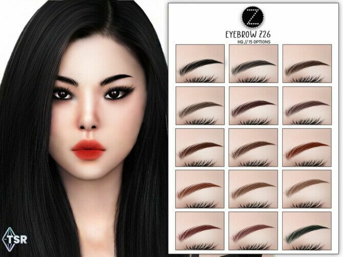 Eyebrow Z26 By Zenx 1 Eyebrow Z26 By Zenx Sims 4 CC