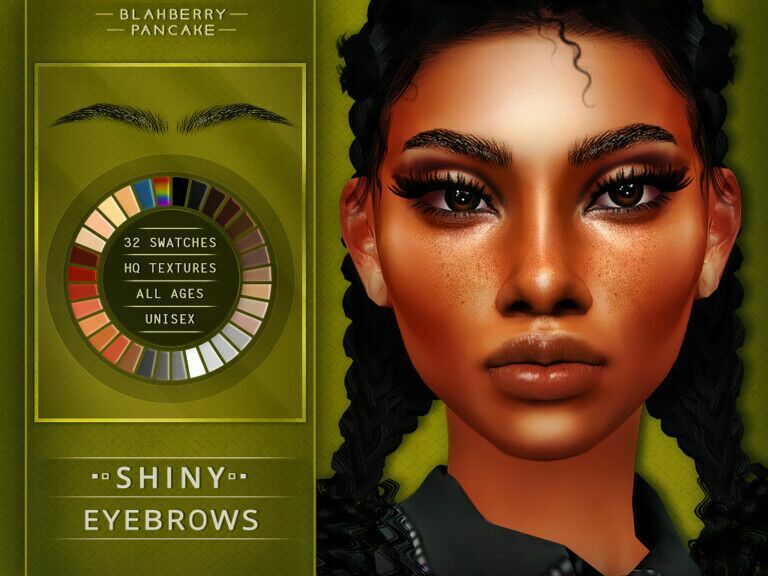 Eyebrows – Shiny & Tori At Blahberry Pancake 1 Eyebrows – Shiny & Tori At Blahberry Pancake Sims 4 CC