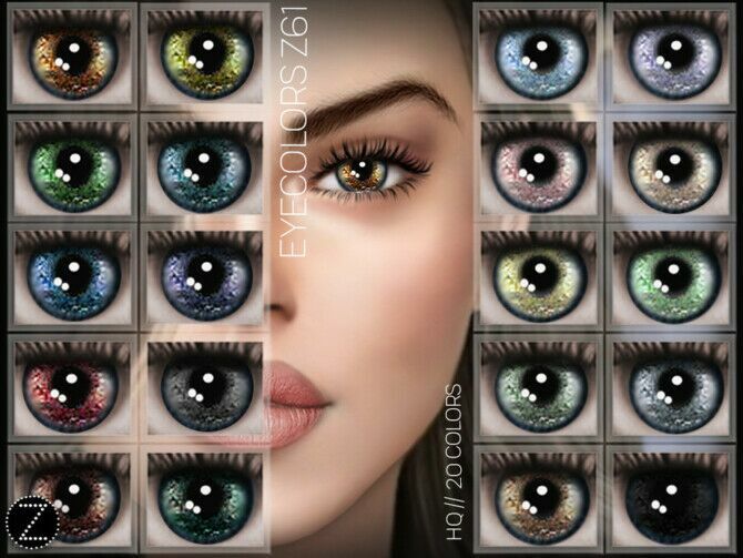 Eyecolors Z61 By Zenx 1 Eyecolors Z61 By Zenx Sims 4 CC