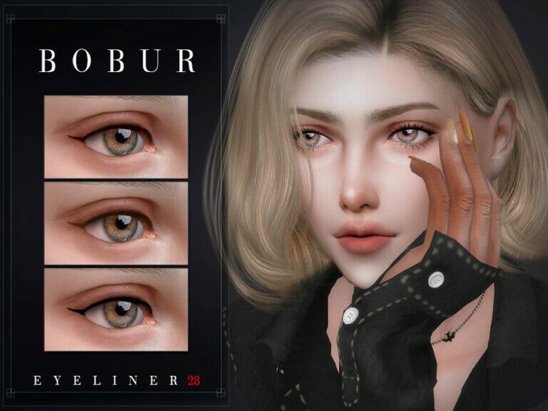 Eyeliner 28 By Bobur3 1 Eyeliner 28 By Bobur3 Sims 4 CC
