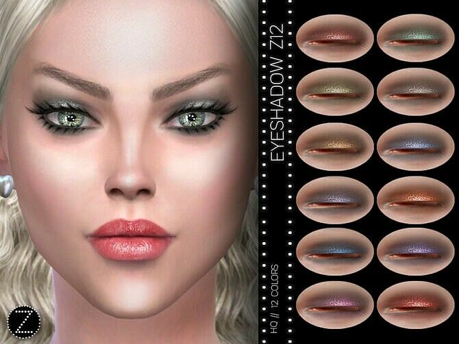 Eyeshadow Z12 By Zenx 1 Eyeshadow Z12 By Zenx Sims 4 CC