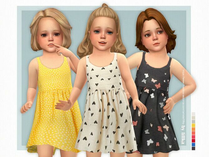 Fanny Dress By Lillka 1 Fanny Dress By Lillka Sims 4 CC