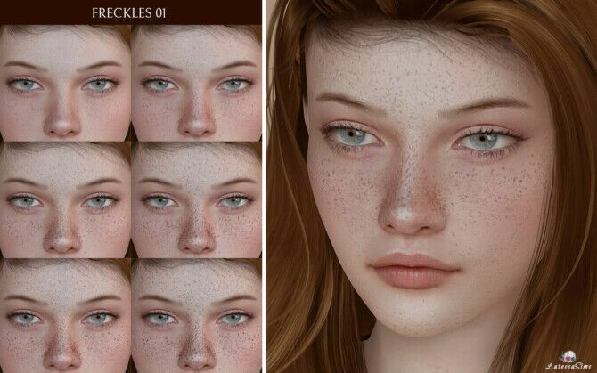Freckles 01 At Lutessa 1 Freckles 01 At Lutessa Sims 4 CC