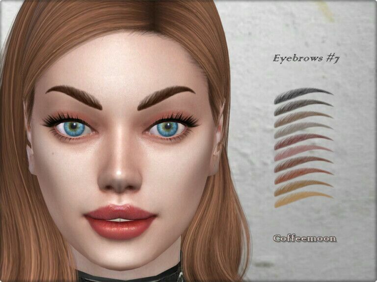 Eyebrows #7 By Coffeemoon 1 Eyebrows #7 By Coffeemoon Sims 4 CC