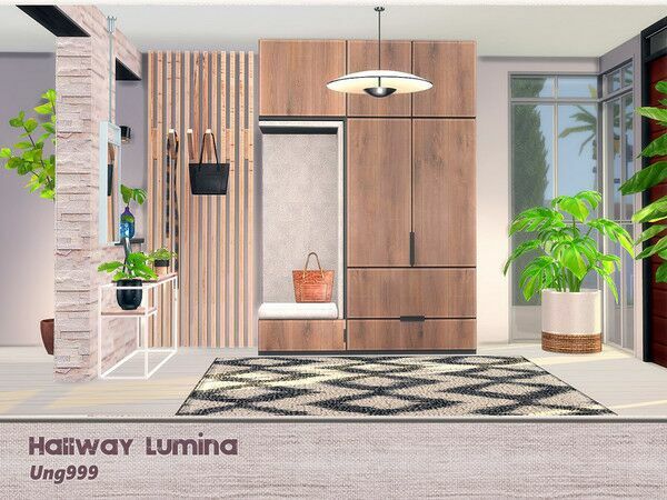 Hallway Lumina By UNG999 4 sims 4 cc free download hallway lumina by ung999 by tsr 3