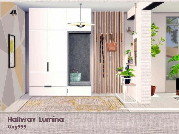 Hallway Lumina By UNG999 6 sims 4 cc free download hallway lumina by ung999 by tsr 5