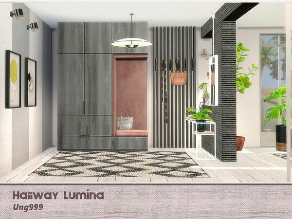 Hallway Lumina By UNG999 2 sims 4 cc free download hallway lumina by ung999 by tsr 6