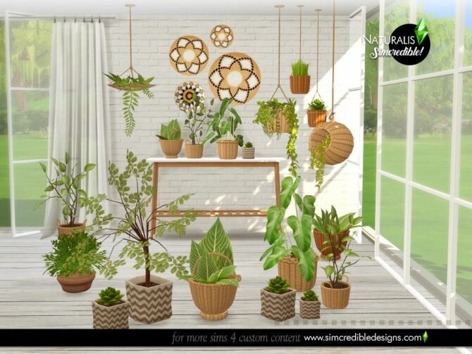 Naturalis Plants By Simcredible 3 sims 4 cc free download naturalis plants by simcredible by tsr 2