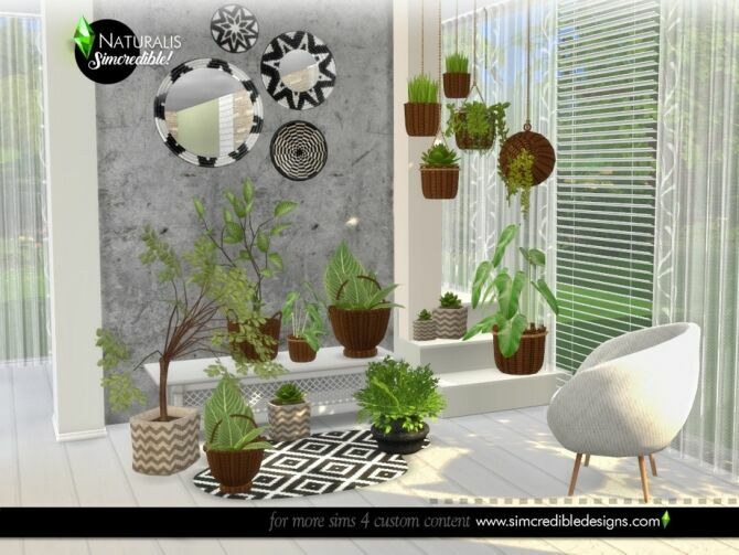 Naturalis Plants By Simcredible 5 sims 4 cc free download naturalis plants by simcredible by tsr 4