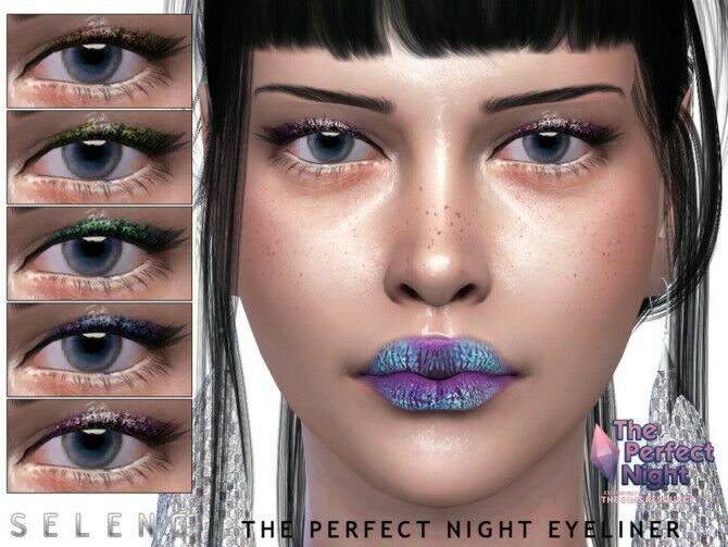 The Perfect Night Eyeliner By Seleng 1 The Perfect Night Eyeliner By Seleng Sims 4 CC