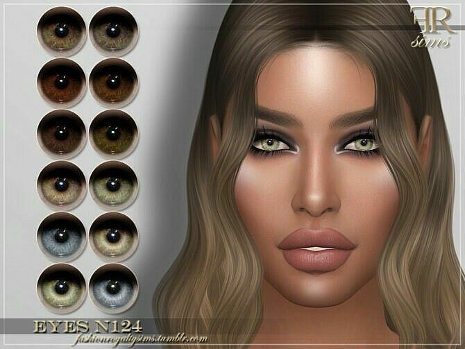 FRS Eyes N124 By Fashion 1 FRS Eyes N124 By Fashion Sims 4 CC