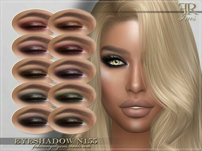 FRS Eyeshadow N155 By Fashionroyaltysims 1 FRS Eyeshadow N155 By Fashionroyaltysims Sims 4 CC