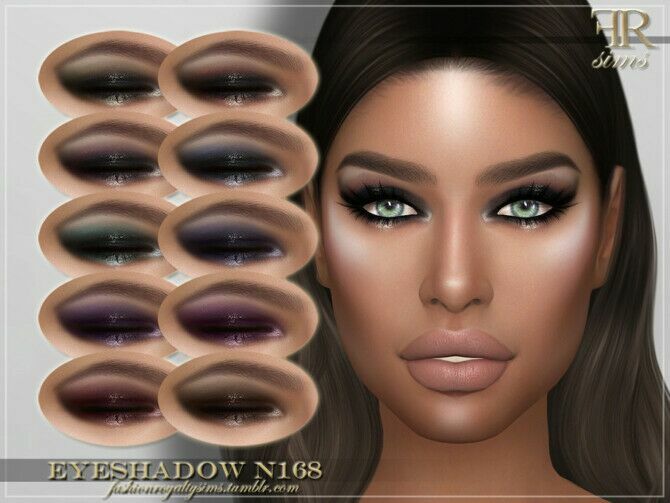 FRS Eyeshadow N168 By Fashionroyaltysims 1 FRS Eyeshadow N168 By Fashionroyaltysims Sims 4 CC