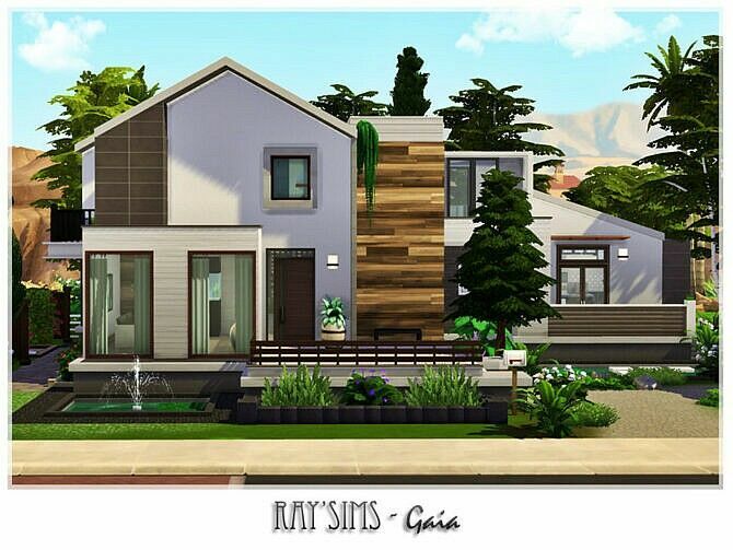 Gaia House By Ray_Sims 1 Gaia House By Ray_Sims Sims 4 CC
