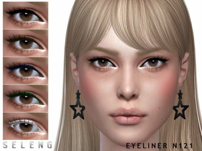 Eyeliner N121 By Seleng 1 Eyeliner N121 By Seleng Sims 4 CC