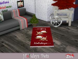 Holidays Pets Rugs By EVI 3 sims 4 cc get free holidays pets rugs by evi by tsr 3