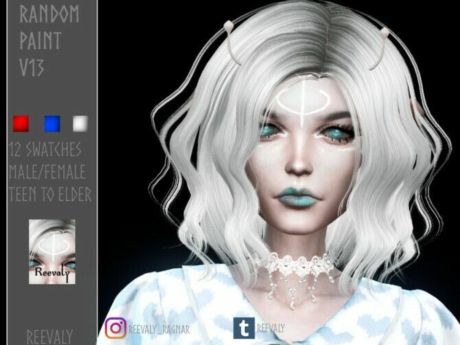 Random Paint V13 By Reevaly 1 Random Paint V13 By Reevaly Sims 4 CC