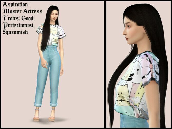 Gina JIN By Ynrtg-S 2 sims 4 cc gina jin by ynrtg s 2