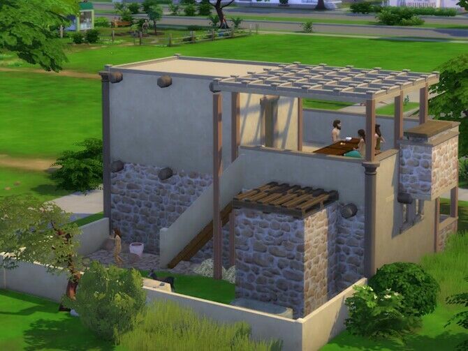 Gournia House At Kyriat’s Sims 4 World 4 sims 4 cc gournia house at kyriats sims 4 world 3