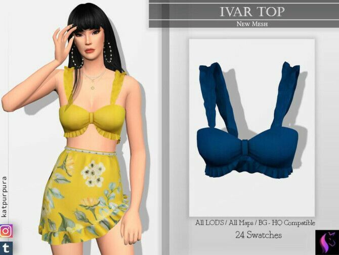 Ivar TOP By Katpurpura 1 Ivar TOP By Katpurpura Sims 4 CC