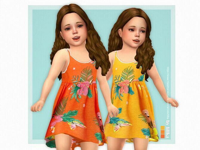 Kayla Dress By Lillka 1 Kayla Dress By Lillka Sims 4 CC