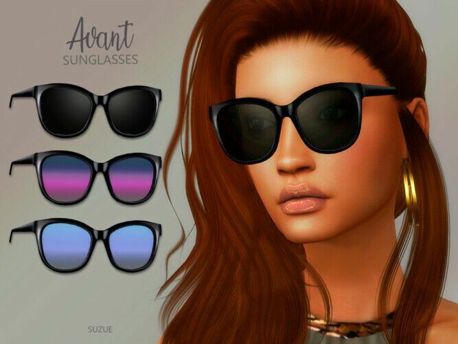 Avant Sunglasses By Suzue 1 Avant Sunglasses By Suzue Sims 4 CC