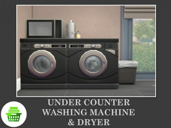 Under Counter Washing Machine & Dryer By Teknikah By Mod The Sims 1 Under Counter Washing Machine & Dryer By Teknikah By Mod The Sims Sims 4 CC