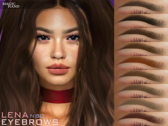 Lena Eyebrows N94 By Magichand 1 Lena Eyebrows N94 By Magichand Sims 4 CC