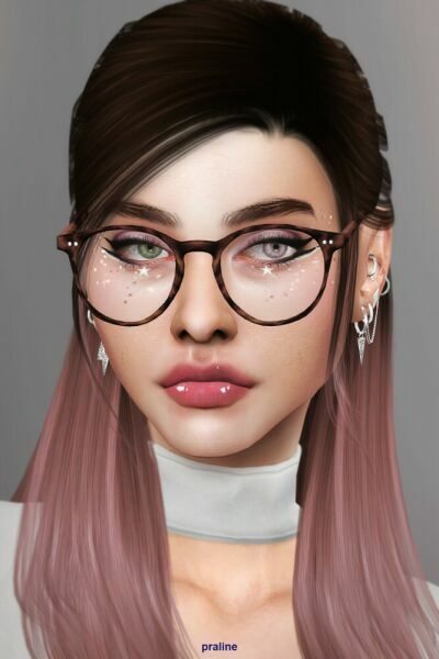Libellule & Papillon Glasses DUO At Praline Sims 2 sims 4 cc libellule papillon glasses duo at praline sims 3