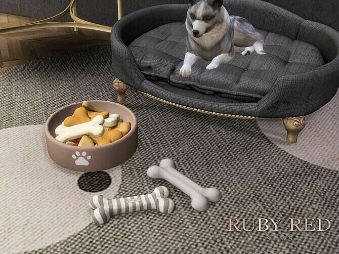 Lord LOU Antoinette PET BED SET At Ruby RED 3 sims 4 cc lord lou antoinette pet bed set at ruby red 3