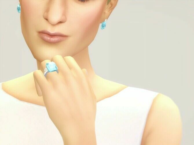 M Jewelry V SET: Earrings & Ring At Rusty Nail 1 M Jewelry V SET: Earrings & Ring At Rusty Nail Sims 4 CC