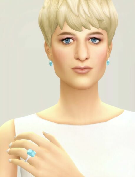 M Jewelry V SET: Earrings & Ring At Rusty Nail 4 sims 4 cc m jewelry v set earrings ring at rusty nail 2