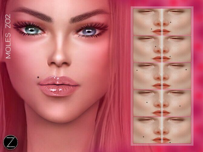 Moles Z02 By Zenx 1 Moles Z02 By Zenx Sims 4 CC
