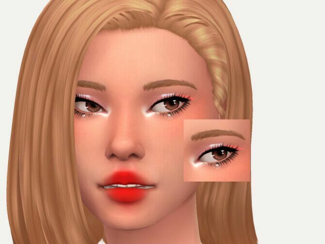 Apricot Eyeliner By Sagittariah 1 Apricot Eyeliner By Sagittariah Sims 4 CC