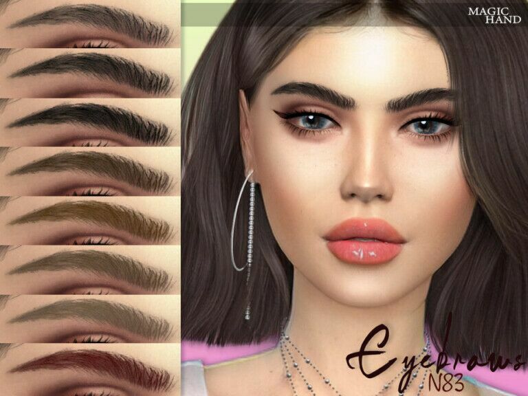 Eyebrows N83 By Magichand 1 Eyebrows N83 By Magichand Sims 4 CC