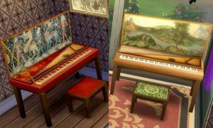 Medieval/Renaissance Style Piano By Esmeralda 2 sims 4 cc must see medieval renaissance style piano by esmeralda by mod the sims 2