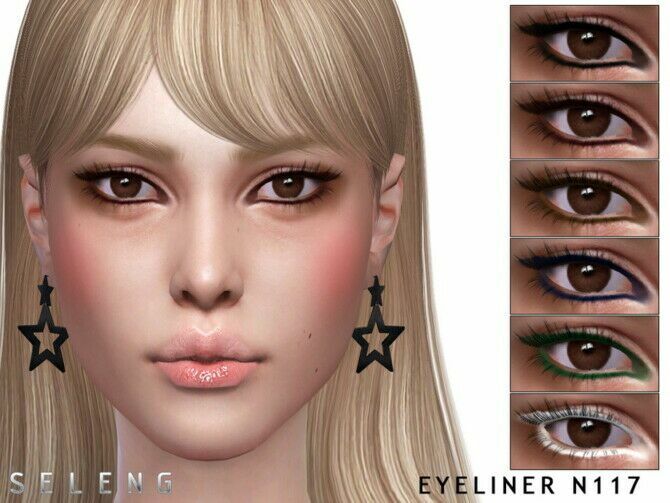 Eyeliner N117 By Seleng 1 Eyeliner N117 By Seleng Sims 4 CC