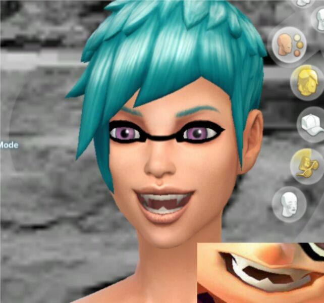 MSplatoon Inkling & Octoling Fangs By Daffodilyily 1 MSplatoon Inkling & Octoling Fangs By Daffodilyily Sims 4 CC