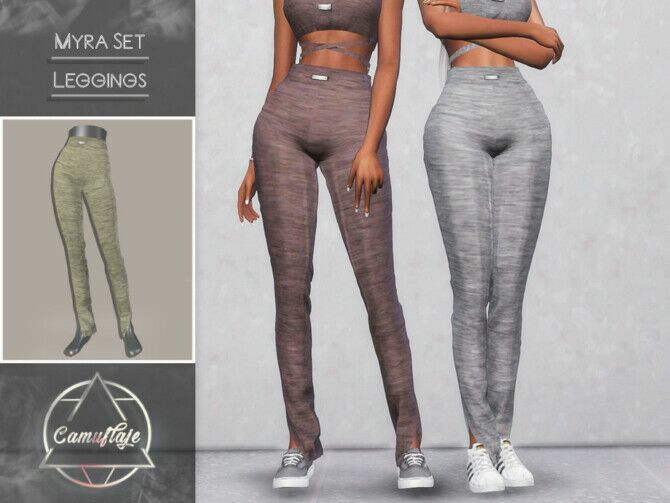 Myra SET (Leggings) By Camuflaje 1 Myra SET (Leggings) By Camuflaje Sims 4 CC