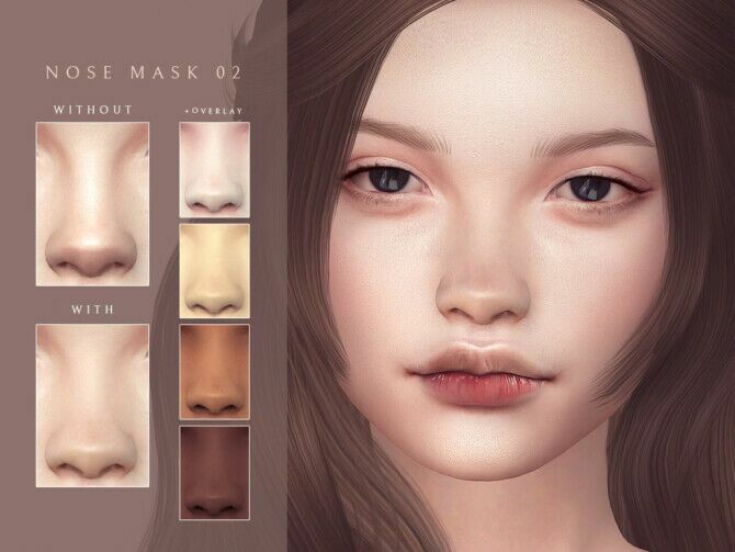 Nose Mask 02 At Lutessa 1 Nose Mask 02 At Lutessa Sims 4 CC